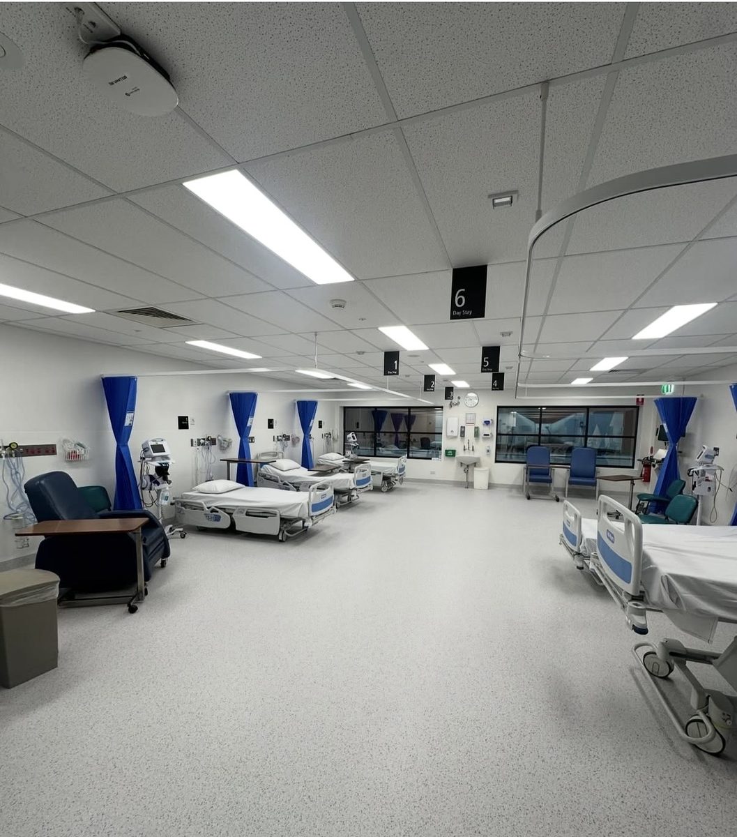 Medical day-stay ward lighting fit-out