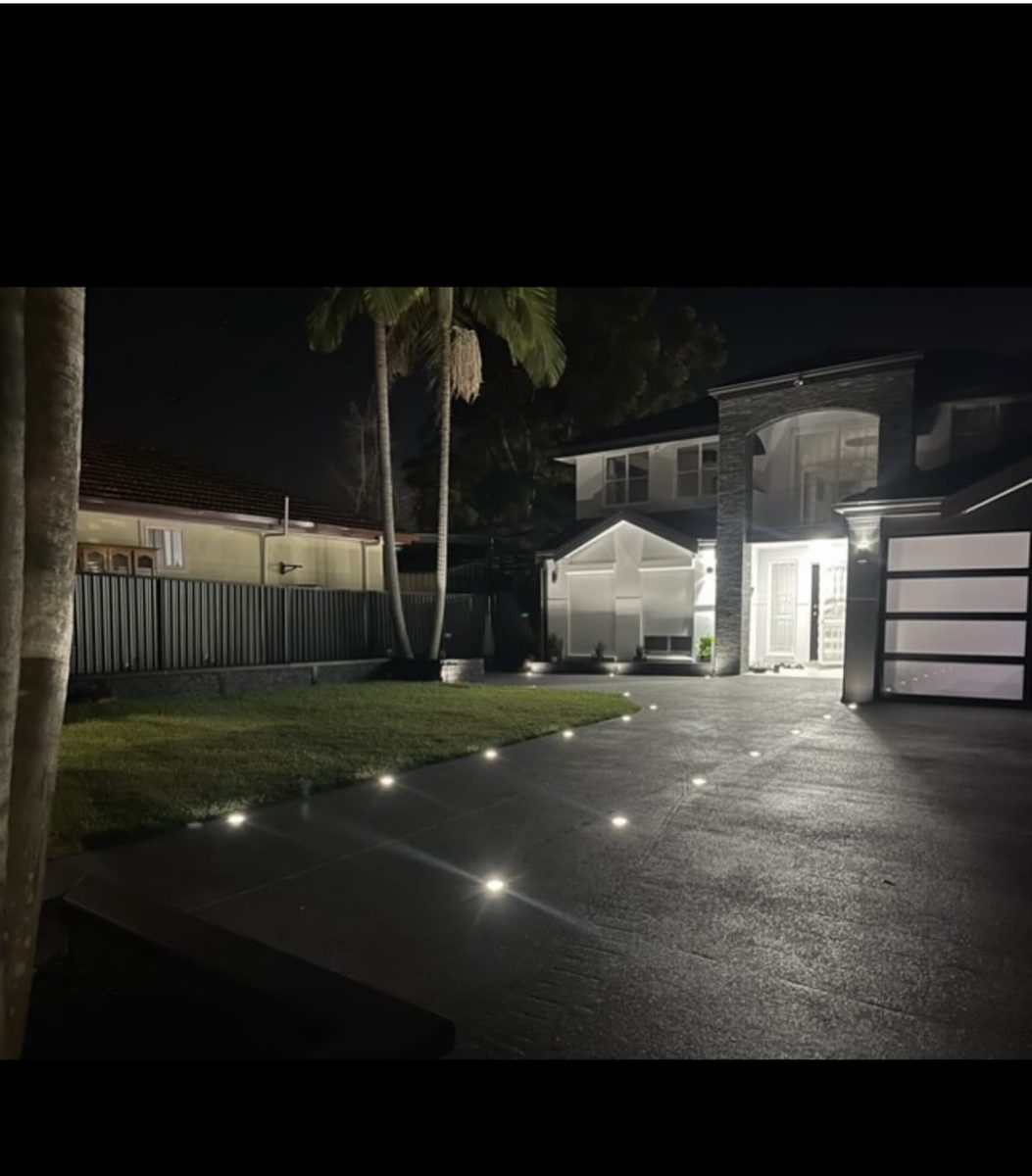Driveway and facade LED lighting