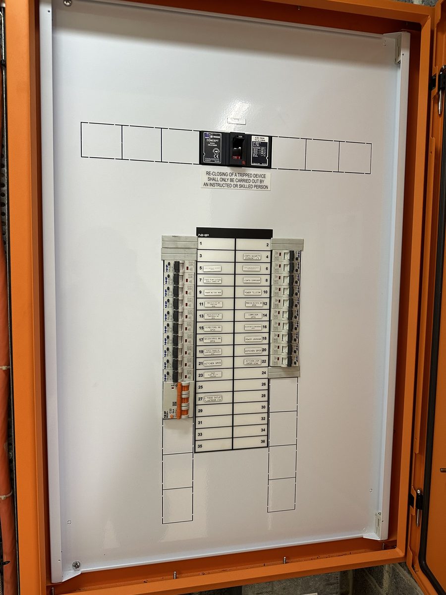 Commercial switchboard upgrade