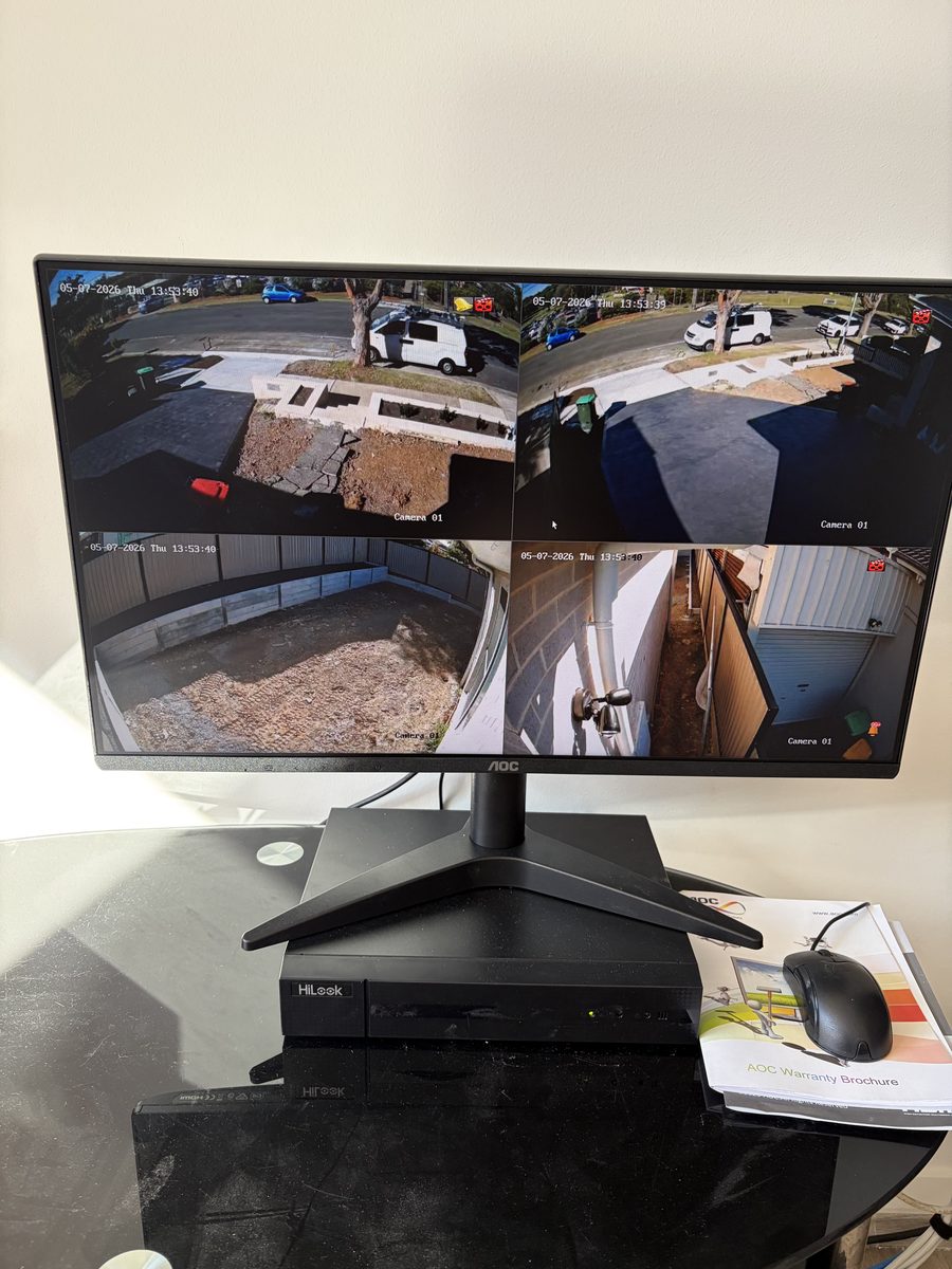 Home CCTV and security setup